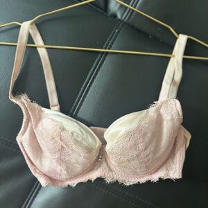Pink bra
